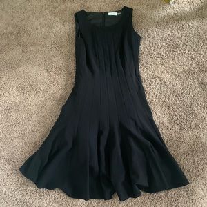Classy Black Dress, dart lined front and back to accent figure Lined  inside